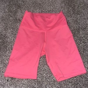 Aerie biker shorts pink worn once!!!